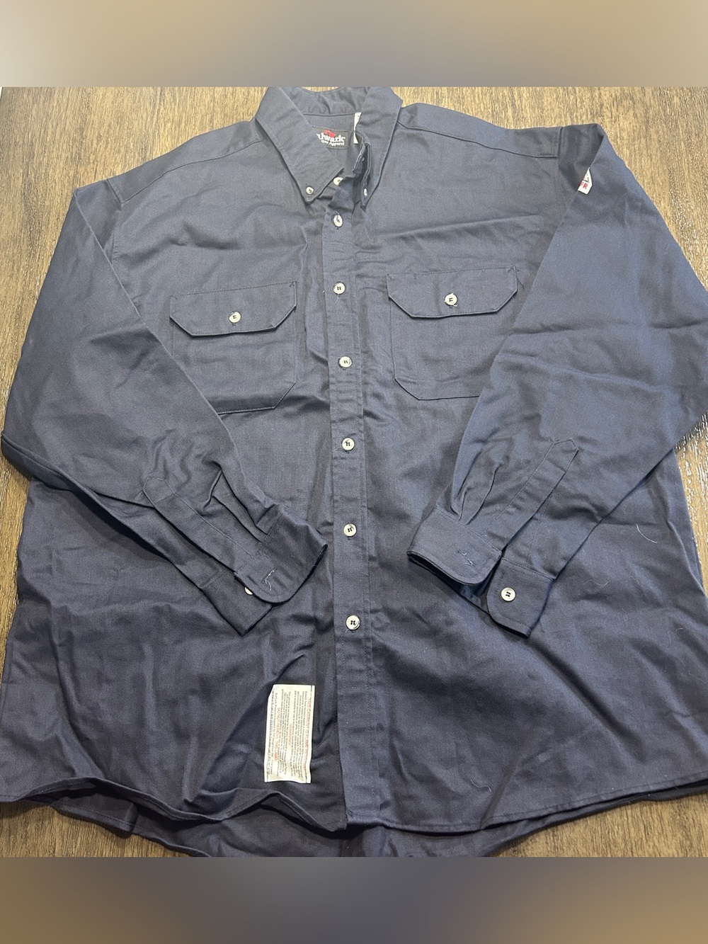 Bulwark FR Flame Resistant Work Shirt
Navy Men’s Size XL Button Front